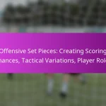 Set Piece Analysis: Effectiveness, Player Roles, Offensive Scoring Statistics